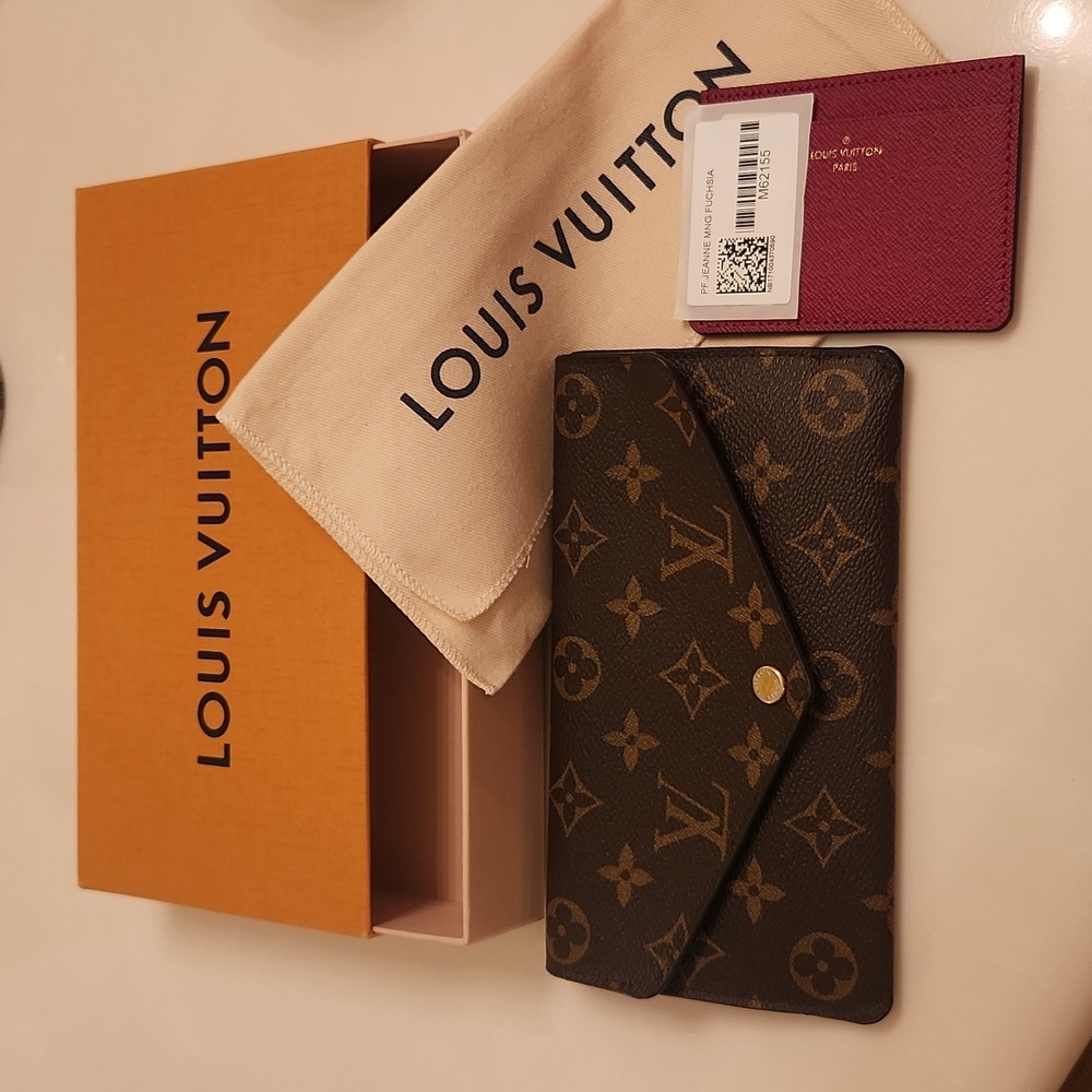 Louis Vuitton Minogrammed Jeanne Wallet (discontinued style)